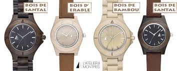 montre en bois